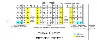 Odyssey Theatre 1 Seating Chart